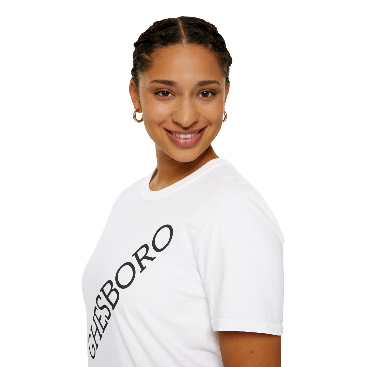 Unisex Softstyle T-Shirt with 'GHESBORO'