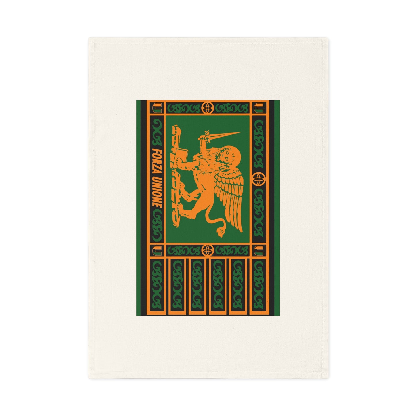 L'Unionista Cotton Tea Towel Venice Flag Kitchen Decor