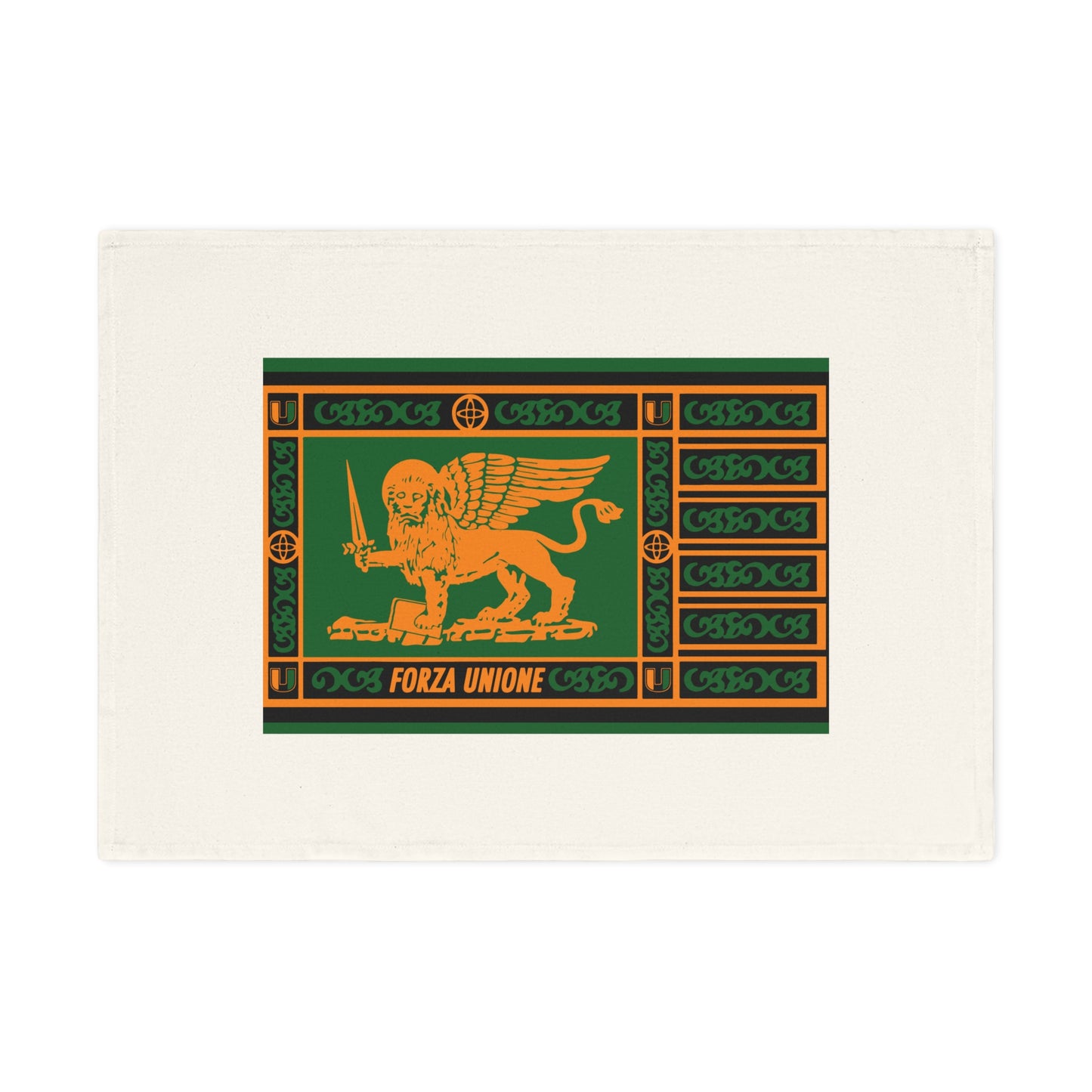 L'Unionista Cotton Tea Towel Venice Flag Kitchen Decor