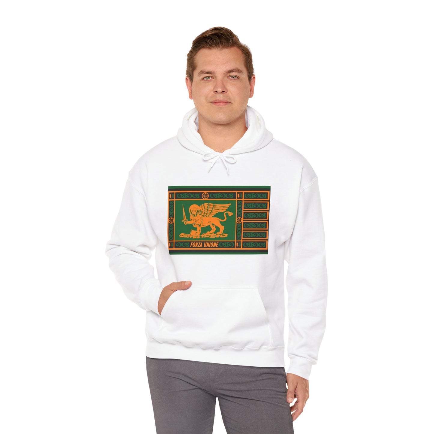 L'Unionista Hooded Sweatshirt Unisex with Venice Flag