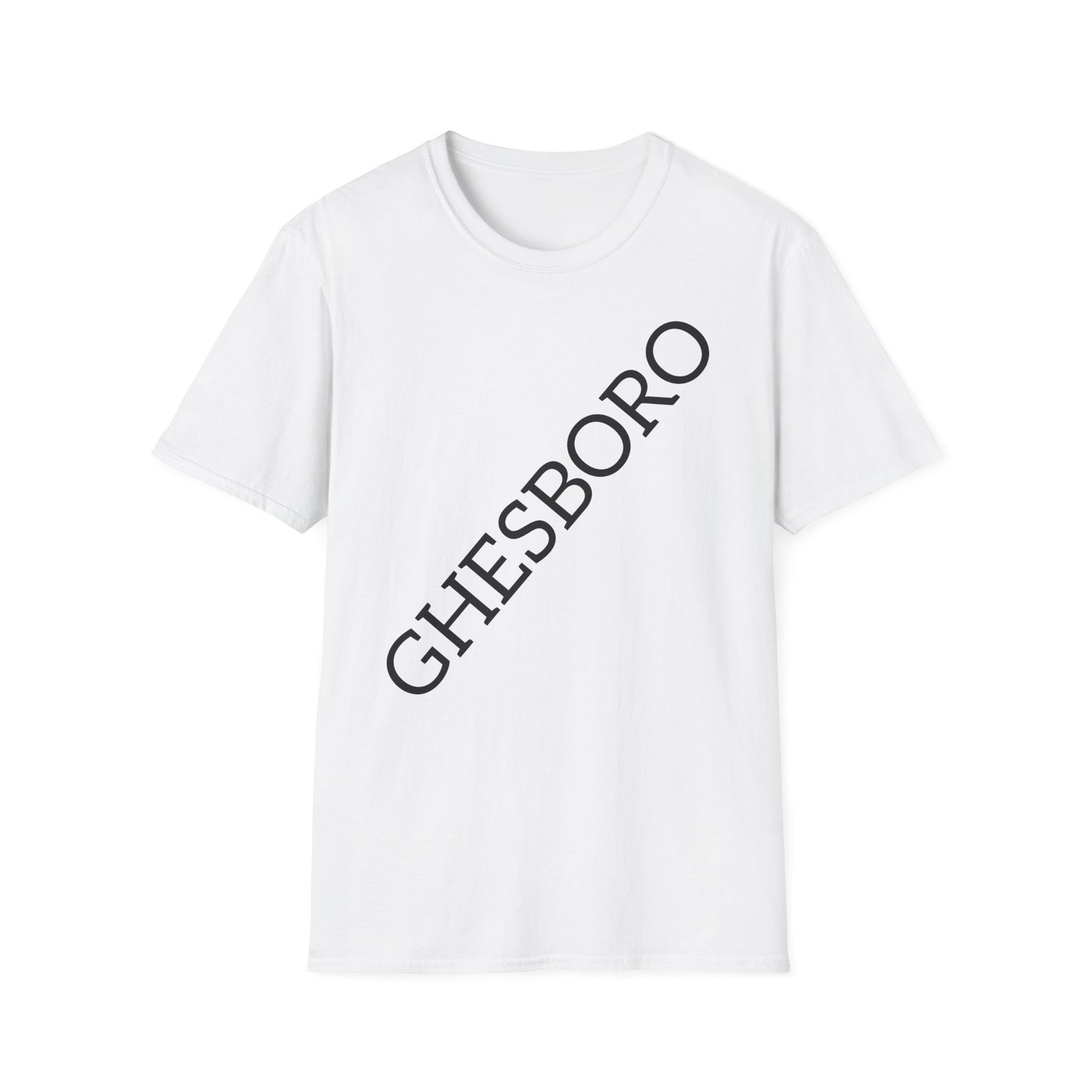 Unisex Softstyle T-Shirt with 'GHESBORO'