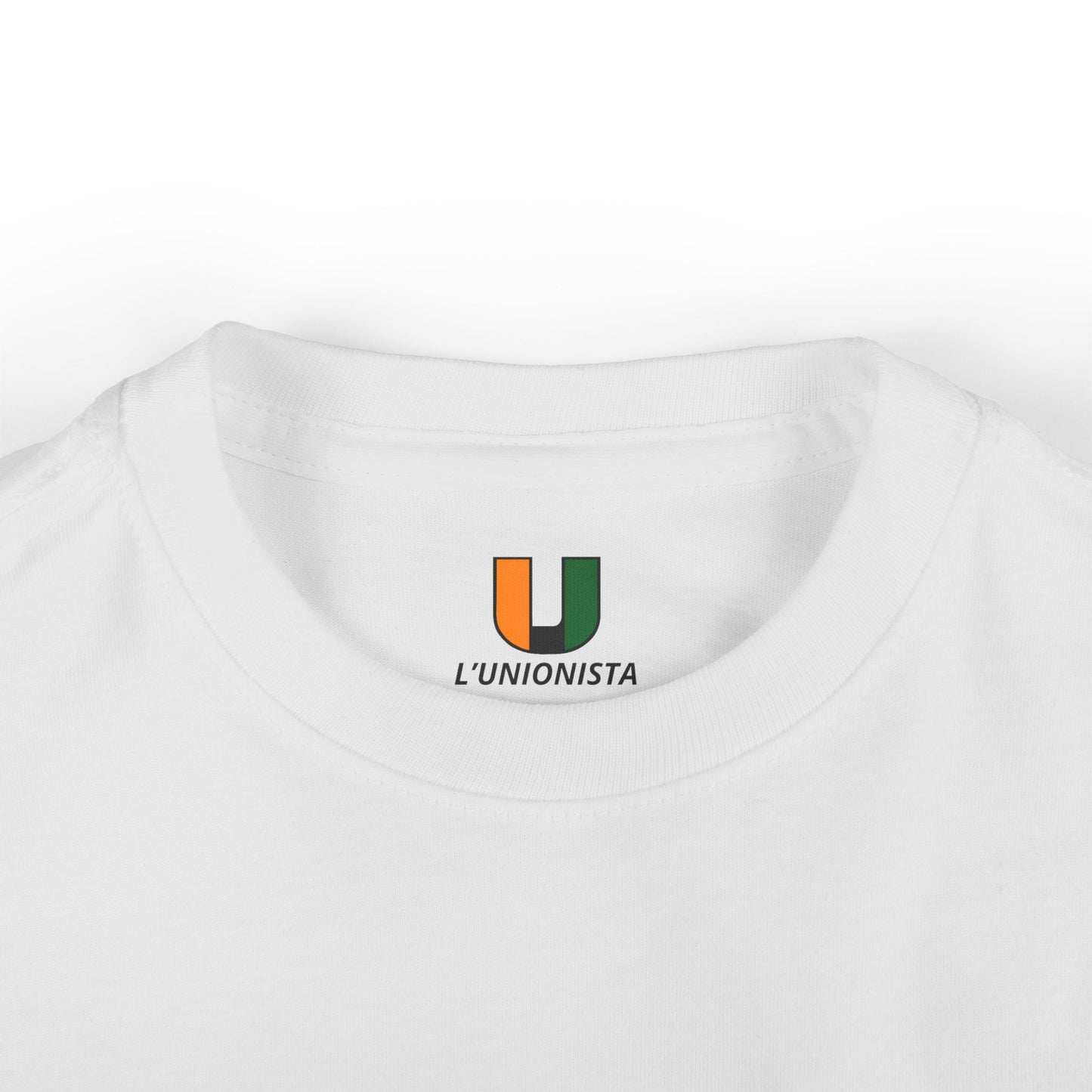 L'Unionista Infant Tee — Retro Green & Gold Lion Crest Baby Shirt