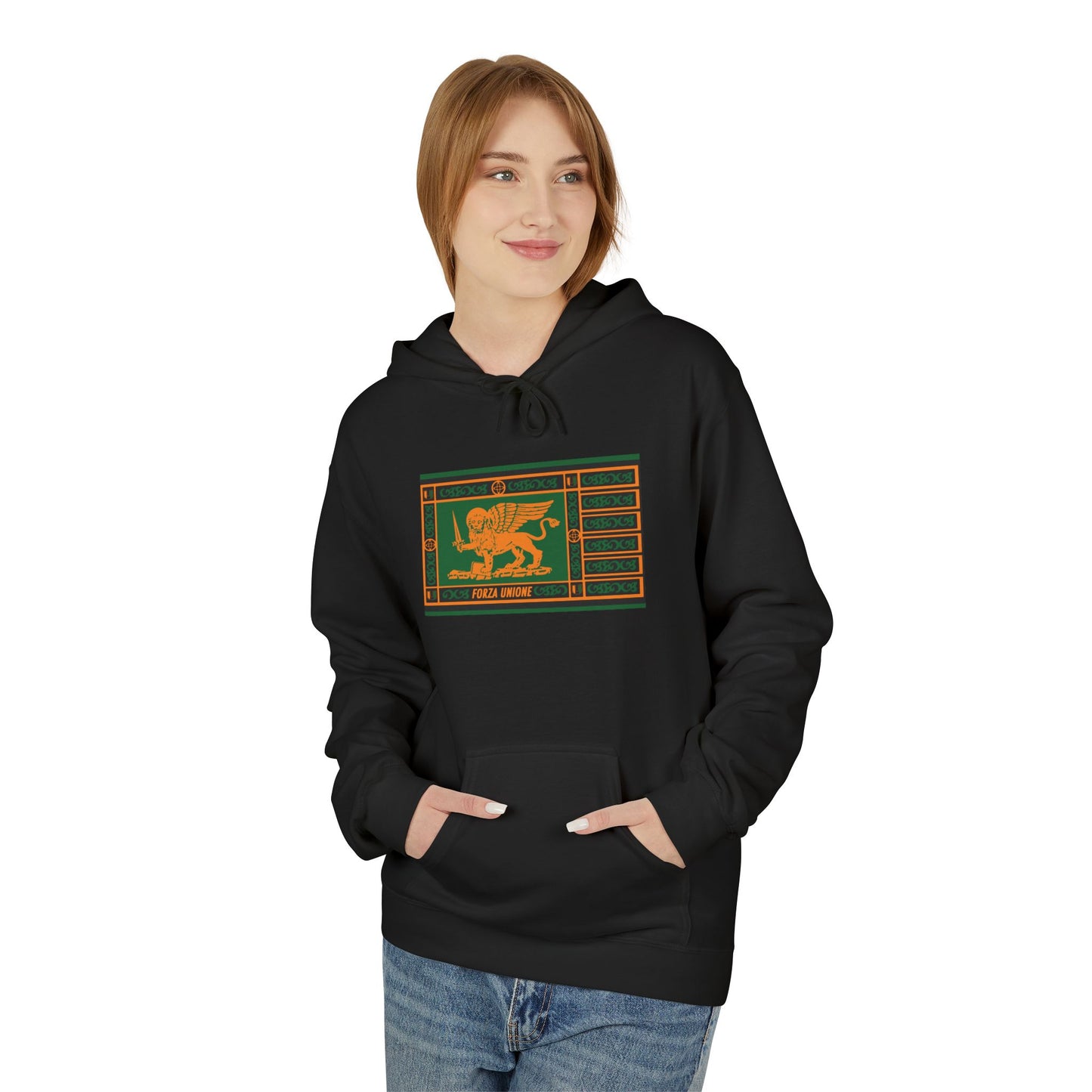 L'Unionista Vintage Football Helmet Hoodie — 'Home of the Brave' Retro Gridiron Sweatshirt